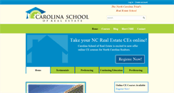 Desktop Screenshot of carolinaschoolre.com